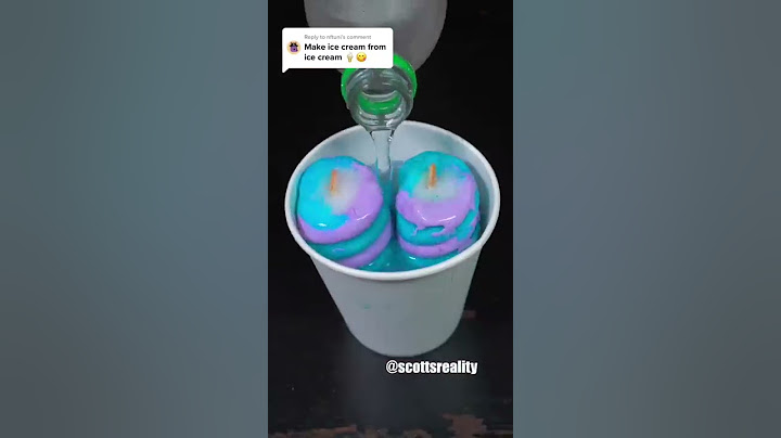 I made ice cream 🍦 from ICE CREAM! Subscribe for the next one 😋