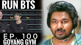 Indian YouTuber Reacts to BTS Live: Run BTS! 2020 EP.100 {Goyang Gym} Full