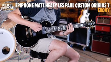 No Talking...Just Tones | Epiphone Matt Heafy Les Paul Custom Origins 7-String Ebony