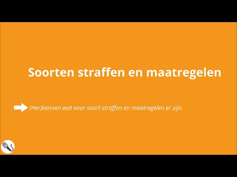 Video: Wat is straf en zijn soorten?