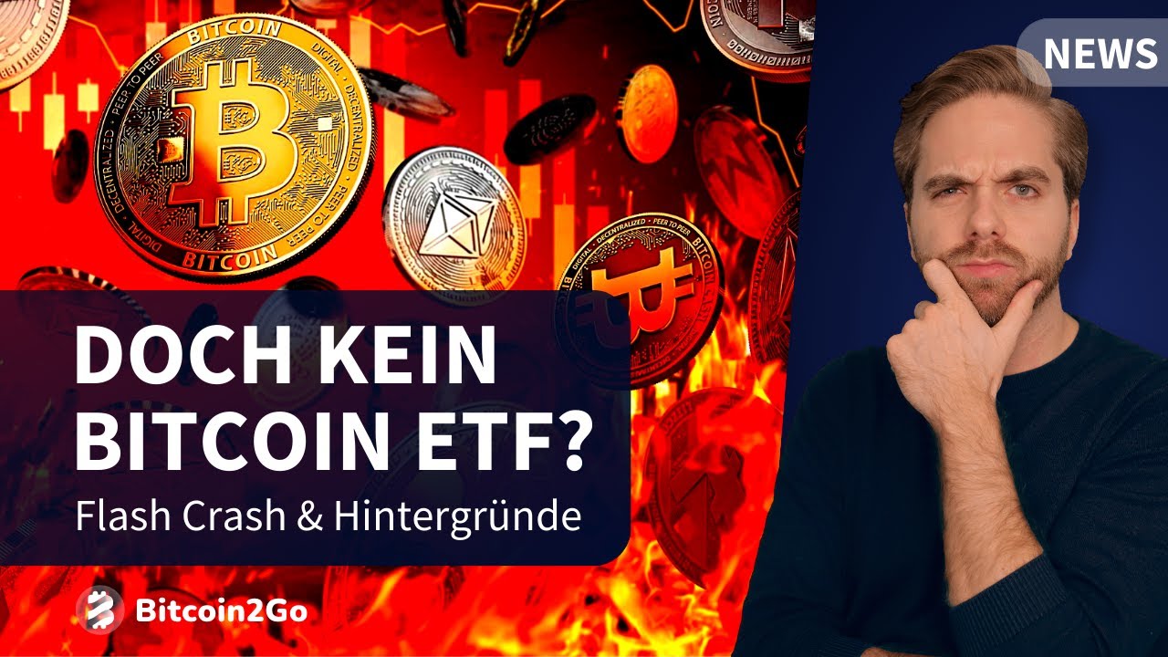 BITCOIN FLASH CRASH - Doch kein ETF? Was ist dran? Rekordliquidierungen &  Altcoin Ausverkauf
