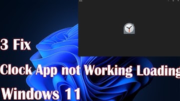 3 Fix Clock App not Working Loading in Windows 11