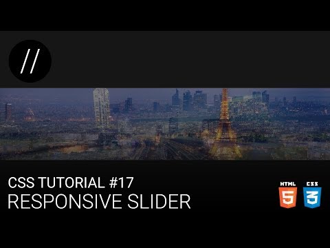 CSS Tutorial #17 — Responsive Slider [UP/TO/DATE]