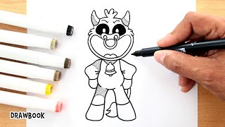 How to draw BULL BULLYNO {Smiling Critters} Poppy Playtime 3 - [DRAWING TUTORIAL]