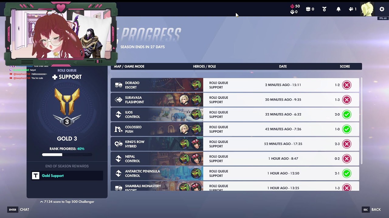 ୨୧PLAP PLAP GET PLAT୨୧ VTUBER - ow placements !Lurk !tip !discord
