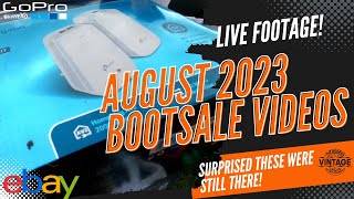 August 20th 2023 Afternoon Bootsale Video - Unseen Bootsale Footage