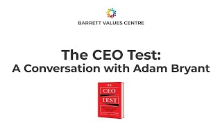 BVC in Action Webinar: The CEO Test: A Conversation with Adam Bryant