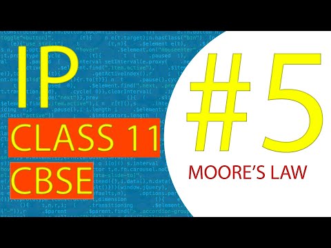 Moore's Law | Informatics Practices | Class 11 CBSE IP | Hindi