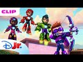 Marvel’s Iron Man and His Awesome Friends | The Iron Friends Meet Hawkeye | ‪@disneyjr