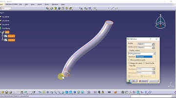 Catia Tutorial in Tamil 43 : Rib | Sketch Based Features | Part
