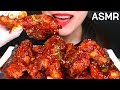 ASMR KOREAN SPICY FRIED CHICKEN 극한매운왕갈비 치킨 먹방 咀嚼音 辛いチキン EATING SOUNDS NO TALKING MUKBANG