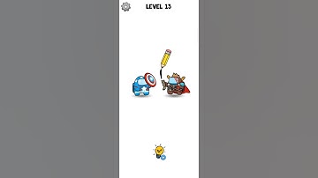 Draw Missing Part Brain Puzzle Game Level 13 #drawmissingpart