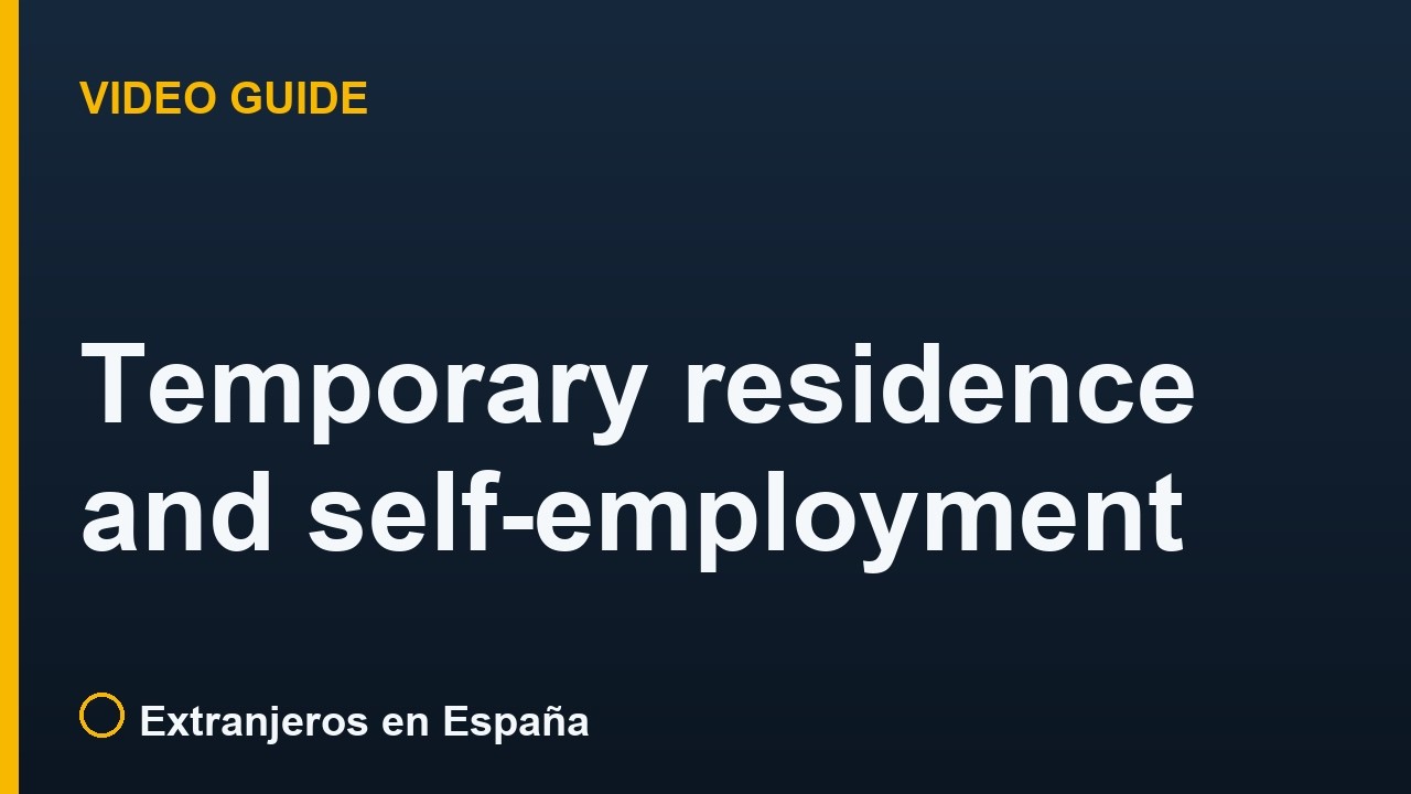 Self-employed visa in Spain: residence and work as an autónomo