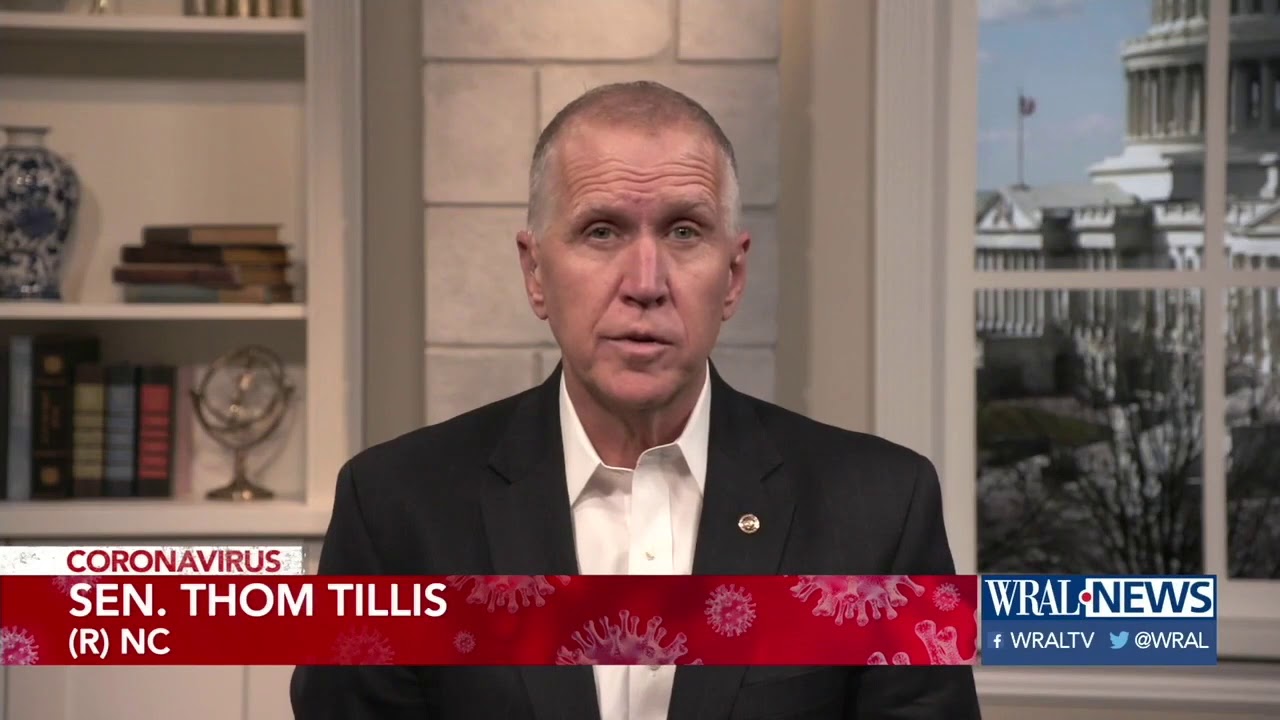 Senator Thom Tillis, March 19th, 2020 YouTube