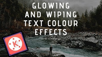 Kinemaster Video Editing Tutorials - Two smart text effects in kinemaster