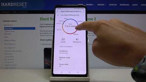 How to Find Screen Time in Asus ROG Phone 2 - Screen Time Statistics