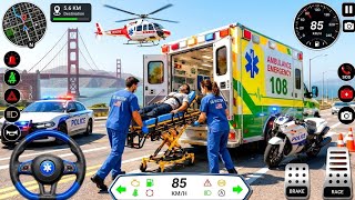 Ambulance City Rescue Simulator 3D Game 911 US Emergency Ambulance - Pro Version For Android #part7  screenshot 1