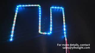 S Shape LED Strip + Pixel Effects