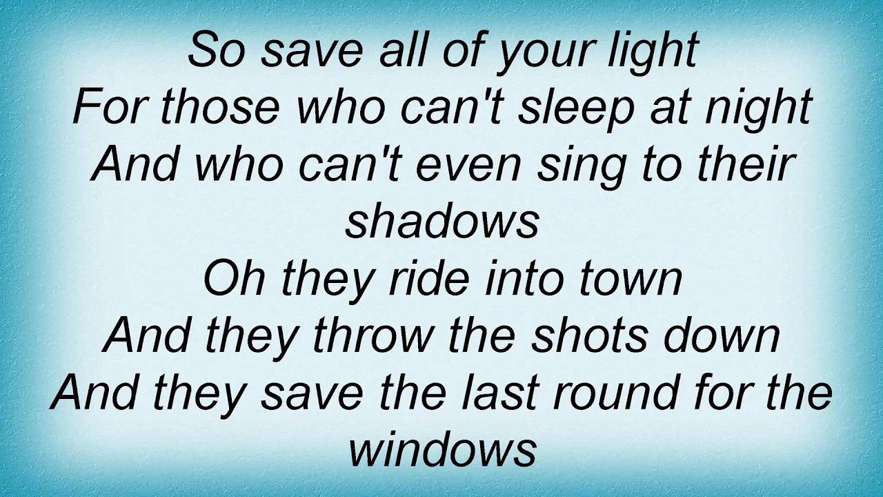 Josh Ritter Empty Hearts Lyrics YouTube
