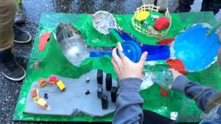 Grade 7 students at TA learn about watersheds