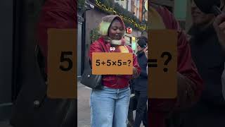 Simple maths btw 😭 #visualpuzzle #streetinterview