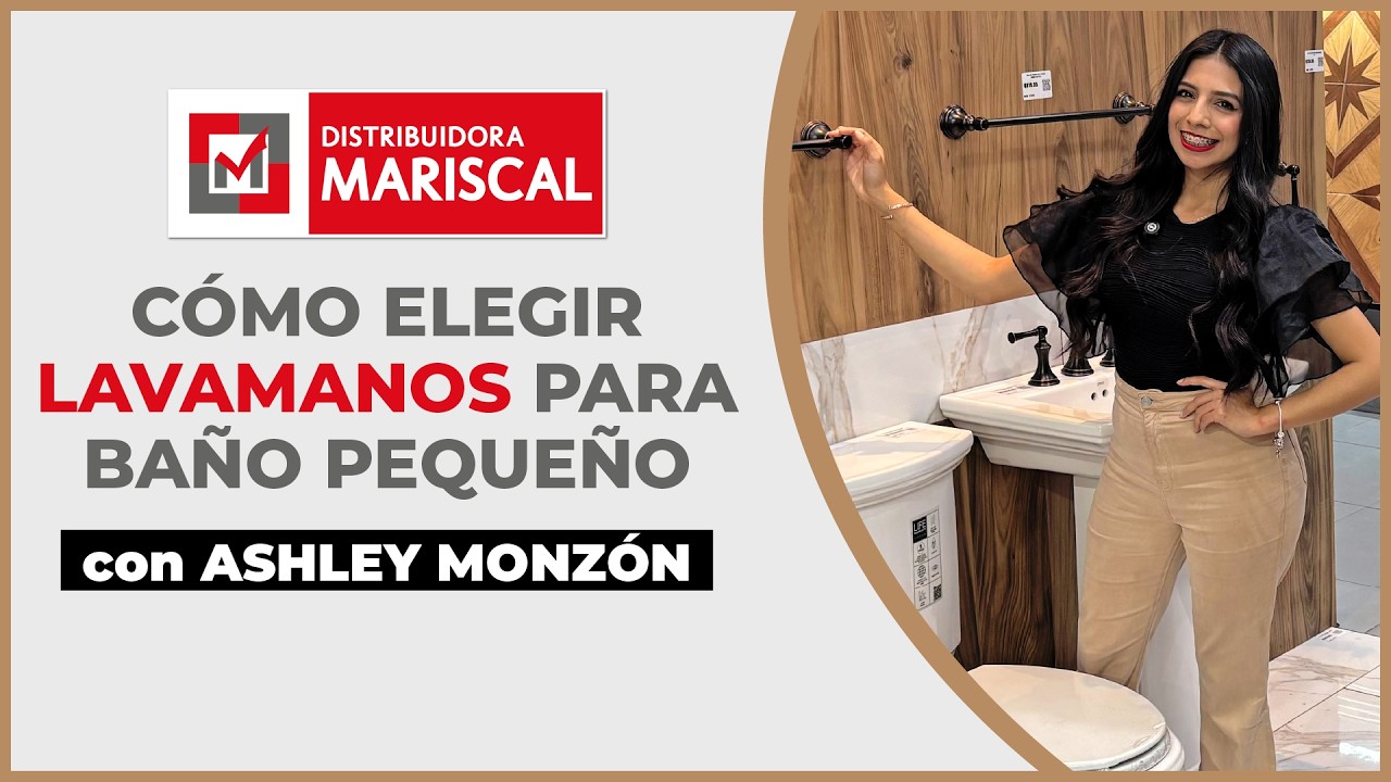 ¿Cómo elegir lavamanos para baño pequeño fácilmente? | Ashley Monzón Distribuidora Mariscal