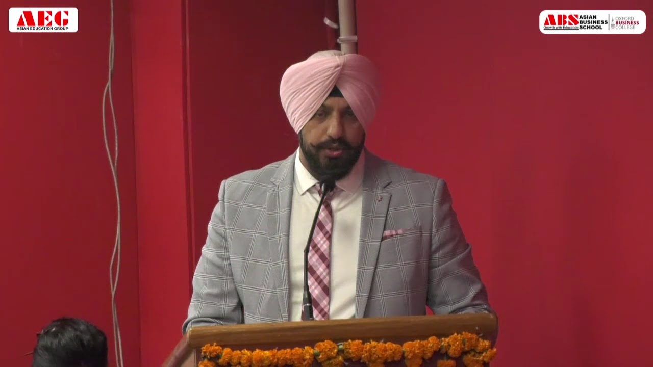 ABS PGDM Orientation 2019 - Mr. Gurdeep Singh Raina's Address