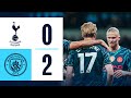 Highlights haaland brace fires city to within touching distance of title  tottenham 02 man city