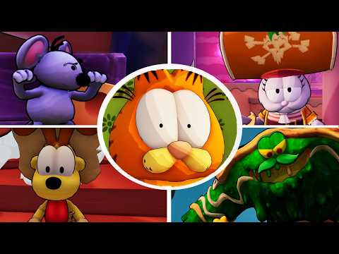 Garfield: Escape from Monday All Bosses & Ending