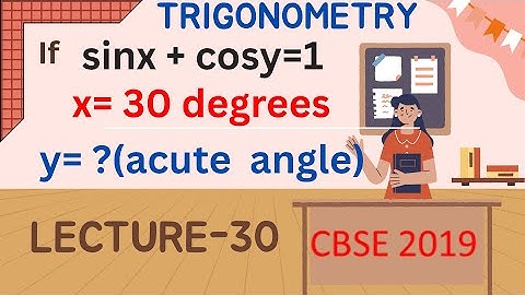 TRIGONOMETRY |LECTURE-30|CBSE CLASS-10|PROBLEMS| CSR ENGINEERING ACADEMY