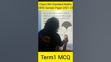 CBSE Sample Paper 2021-22: Class10th Standard Mathematics Term1 MCQ#36