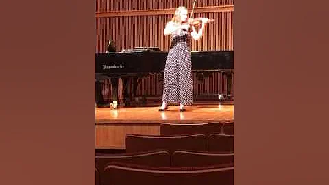 Anna Brandle Bruch violin concerto movement 1