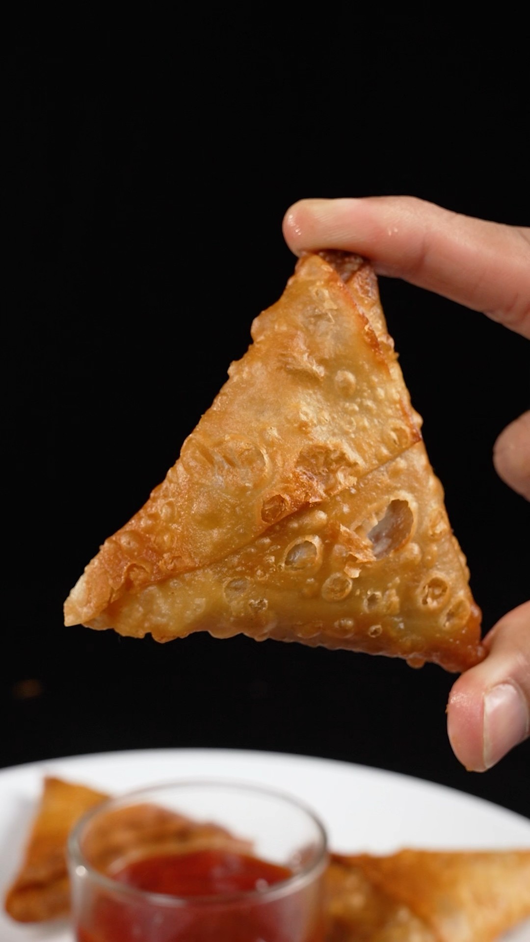 Butter chicken samosa #shorts
