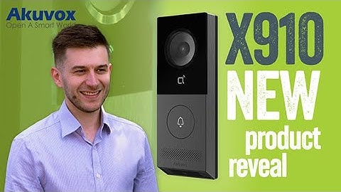 Akuvox X910 Smart Door Intercom revealed with smart package detection