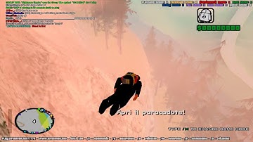GTA San Andreas Multiplayer Parachute Stunts
