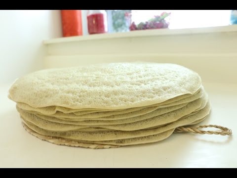Ethiopian Food Injera Recipe How To Make Barley Teff Injera የገብስና ጤፍ እንጀራ አሰራር 