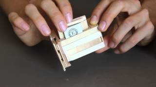 Popsicle Stick Puzzle Box With Secret Compartments