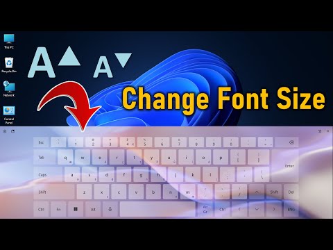 Change Touch Keyboard Text Size in Windows 11
