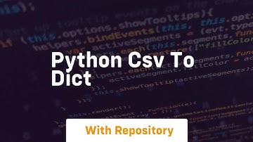 python csv to dict