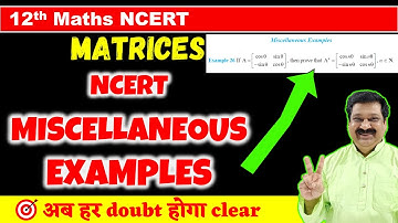 #17 Matrices NCERT Miscellaneous Examples 26 to 28 Solved, Matrices NCERT Class 12 Maths