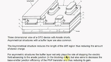 The Gate Turn Off thyristor (GTO)