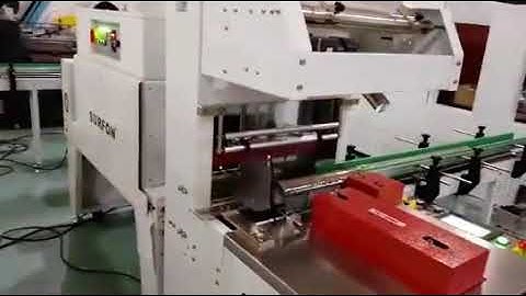 Fully auto sleeve sealer & shrink tunnel for bopp tape