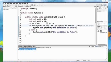 Java Tutorial  9   Logical Operators in Java