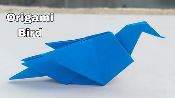 Origami bird easy !! How to make origami bird