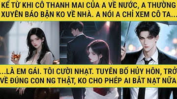 [TRUYỆN AUDIO - FULL] - TÍNH NỢ TÌNH CŨ! - TRUYỆN THANH HẰNG