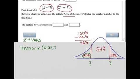 Section 6-1: Find the boundary values from an area in the middle (54%)