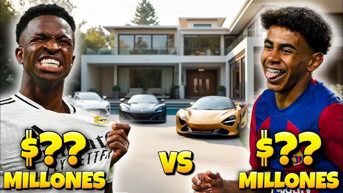 Vinicius Júnior y Lamine Yamal - ¿Qué joven tiene una vida más lujosa? - YouTube