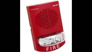 Simplex Fire Alarm Whoop Tone Used For Speaker Strobes and Voice Evacuation