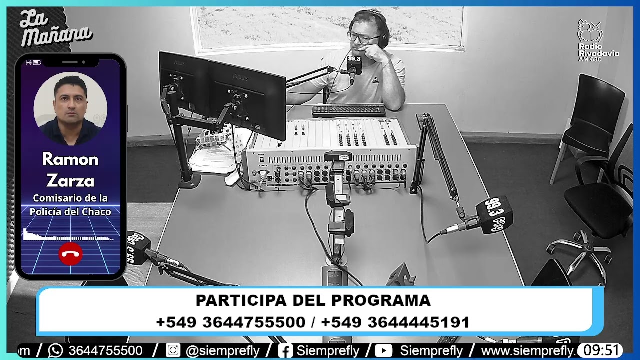 🔴𝗖𝗢𝗠𝗨𝗡𝗜𝗖𝗔𝗖𝗜𝗢́𝗡 𝗧𝗘𝗟𝗘𝗙𝗢́𝗡𝗜𝗖𝗔┃Comisario Ramón Zarza - Jefe del Departamento 911