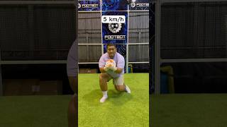 Back Turned Goalkeeper: Testing Reaction Limits With Rising Speeds!💨#Reaction